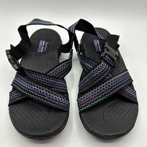 Skechers’s Women’s‎ Reggae Rise & Shine Size 8 Black Multi